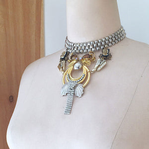 ELIANA statement bib necklace - 