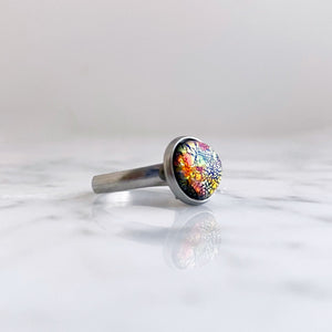 ELROY fire opal cocktail ring - 