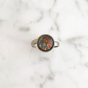 ELROY fire opal cocktail ring - 