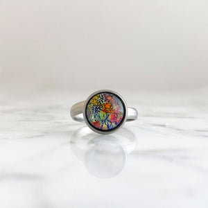 ELROY fire opal cocktail ring - 