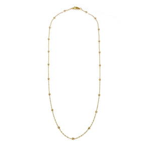 FRANCIE gold necklace, mask, eyeglass chain - 