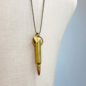 GUNSMOKE vintage bullet necklace - 