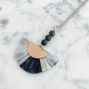 JADON half moon pendant necklace - 