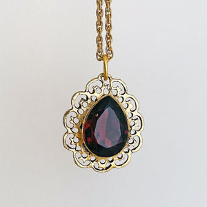 JOHNNA amethyst pendant necklace - 