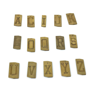 KALINDA personalized brass keychain - 