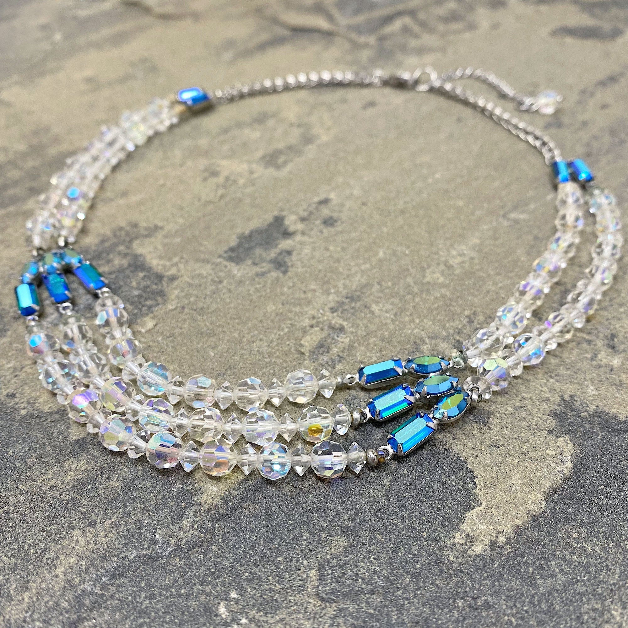 Vintage crystal jewelry on sale