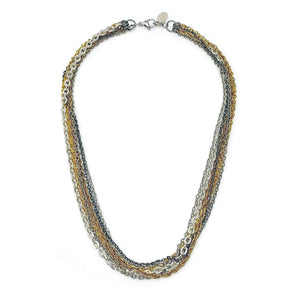 MASON mixed metal chain necklace - 