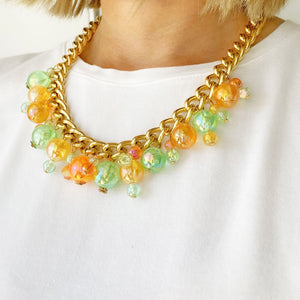 MATTIE vintage bauble necklace - 