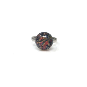 ROLAND silver and fire opal ring - 