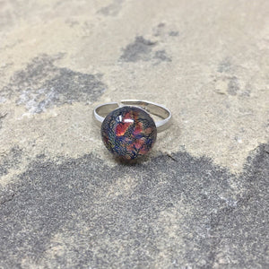 ROLAND silver and fire opal ring - 