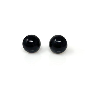 RONA black onyx studs-GREEN BIJOU