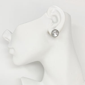 RONA faceted Czech crystal studs - 