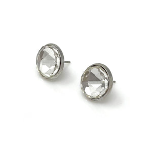 RONA faceted Czech crystal studs - 