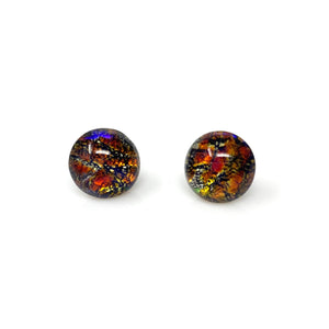 RONA fire opal studs-GREEN BIJOU