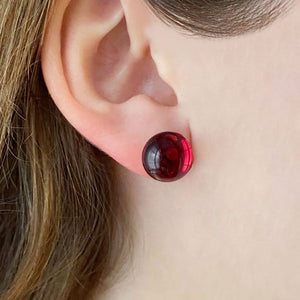 RONA ruby red studs - 