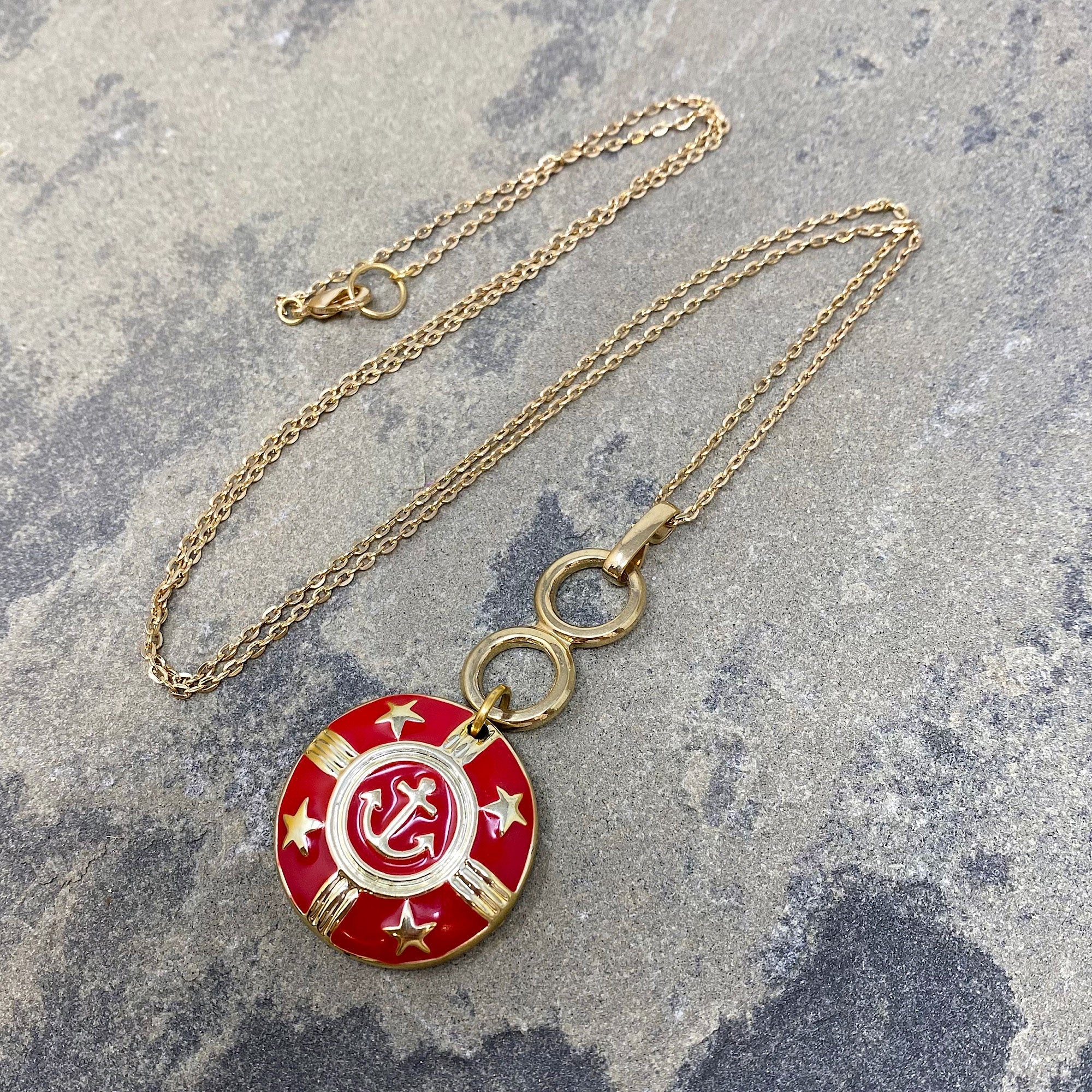 Vintage nautical pendant top