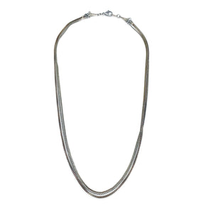 TONKA short layered herringbone necklace - 