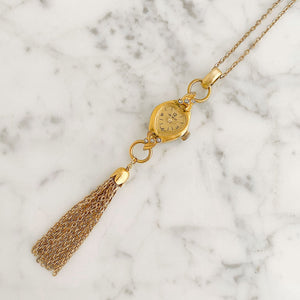 VALERIE gold watch necklace - 